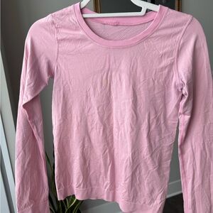 Lululemon Pink Long-Sleeve Shirt